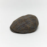 Carriston Harris Tweed Flat Cap – 100% Pure New Wool, 10 Colours