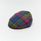 Carriston Harris Tweed Flat Cap – 100% Pure New Wool, 10 Colours
