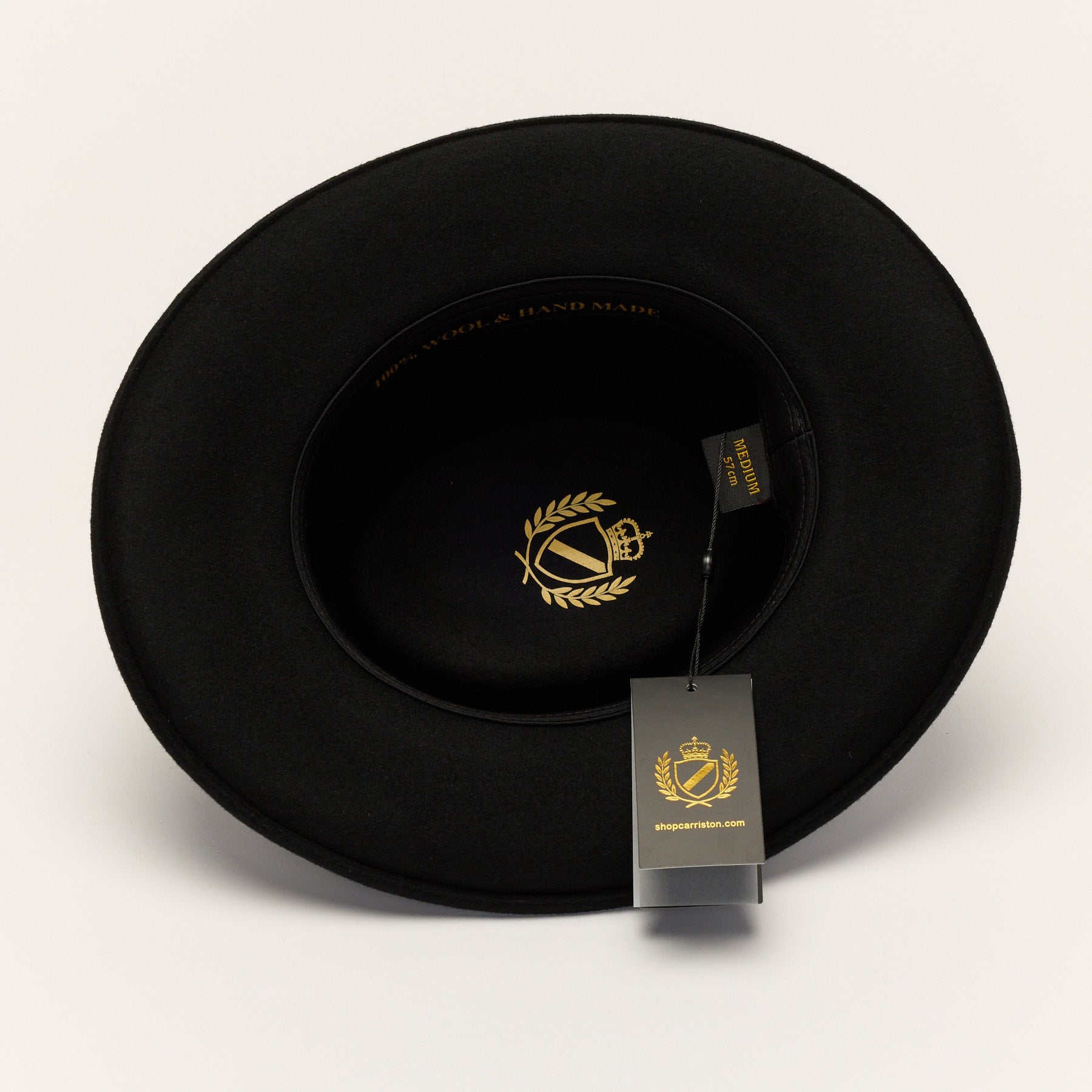 Classic Black Gambler Hat - Silver Band