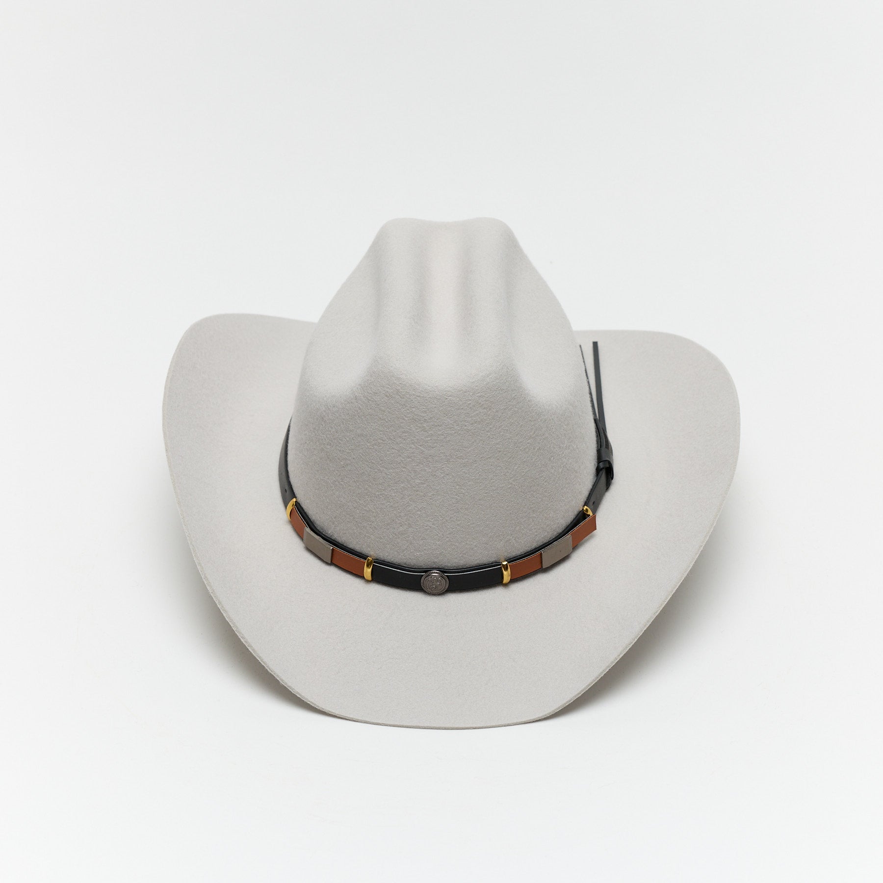 Classic Silver Wool Western Cattleman Cowboy Hat