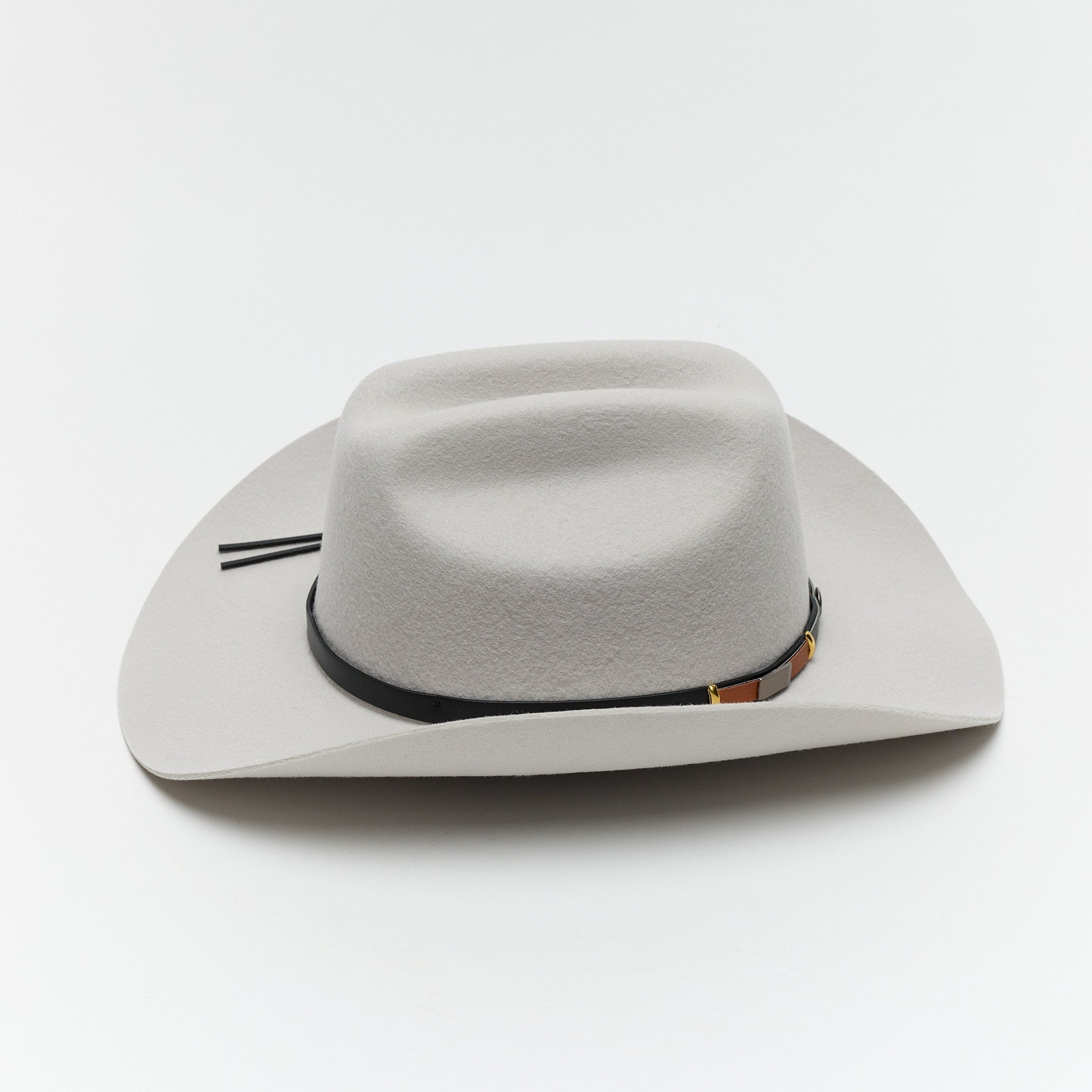 Classic Silver Wool Western Cattleman Cowboy Hat