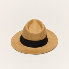 Panama Straw Fedora Hat