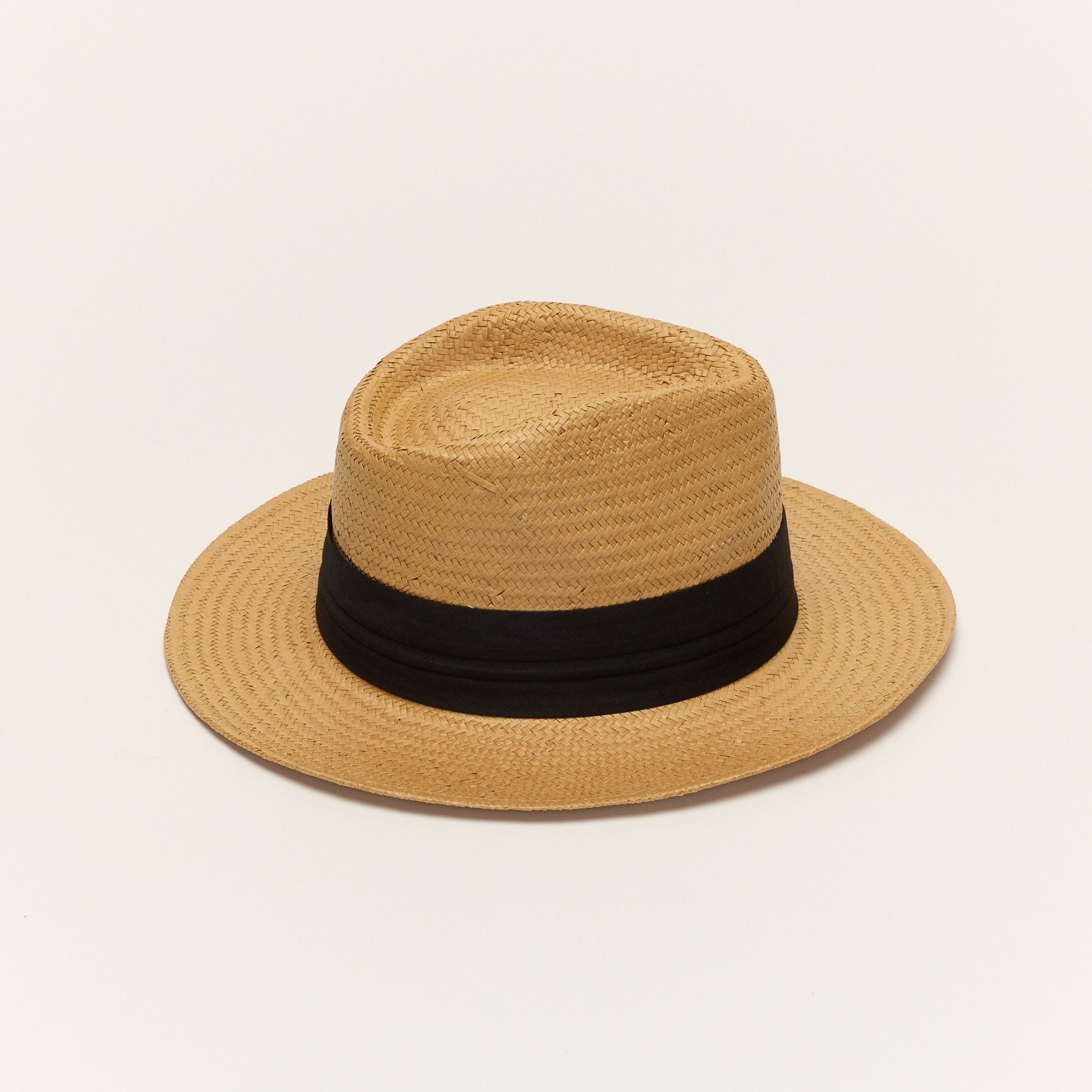 Panama Straw Fedora Hat