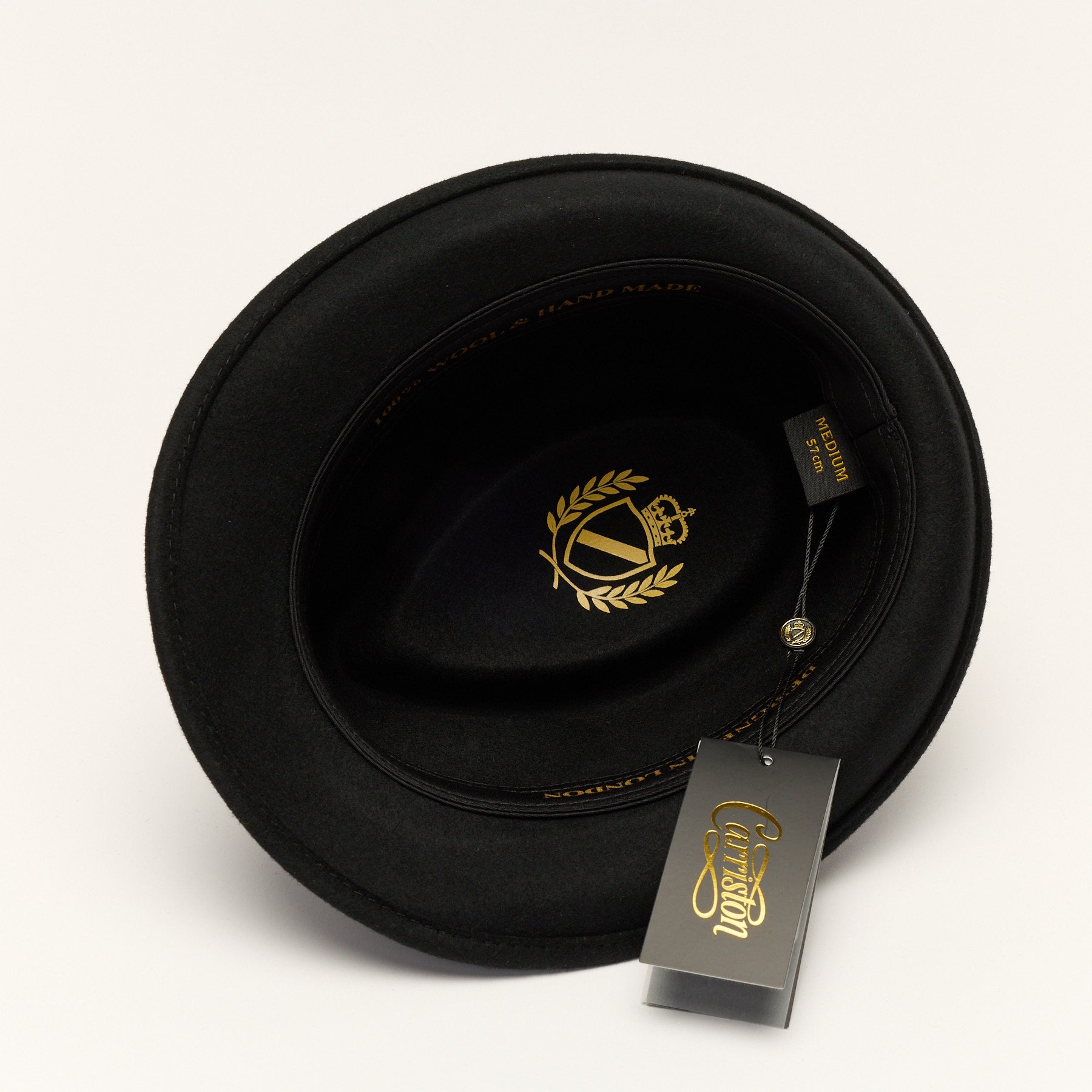 Short Brim Trilby Hat with Teardrop Crown