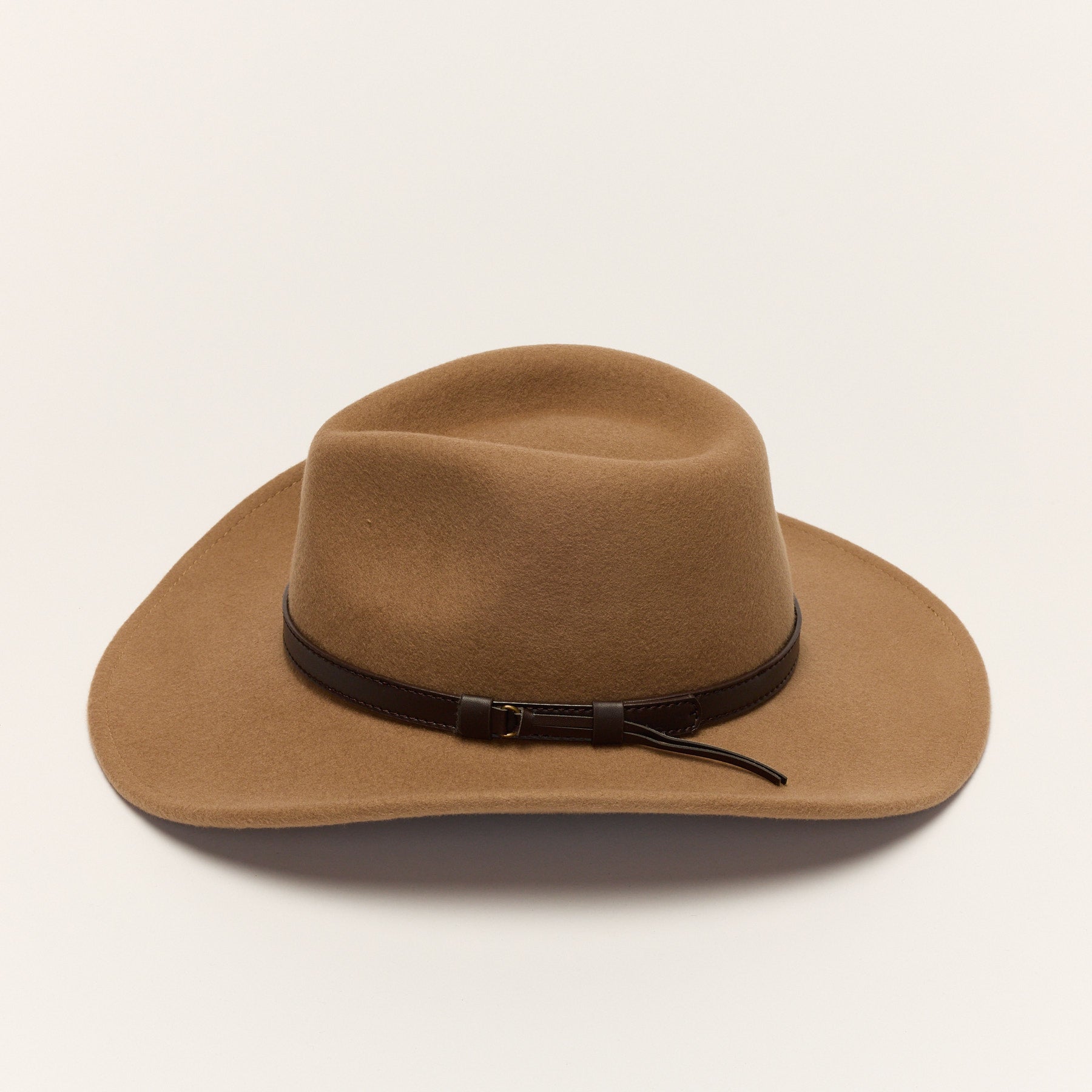 Wool Cowboy Hat with Leather Band