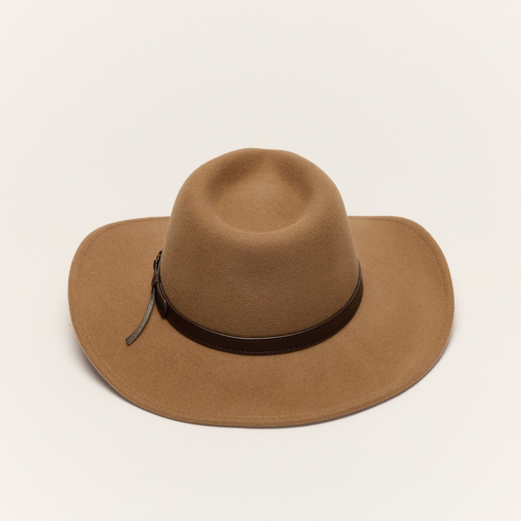 Wool Cowboy Hat with Leather Band