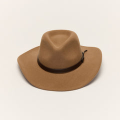 Wool Cowboy Hat with Leather Band