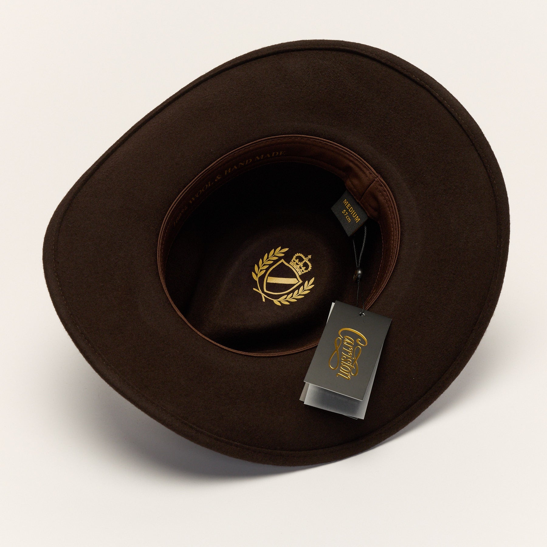 Wool Cowboy Hat with Leather Band