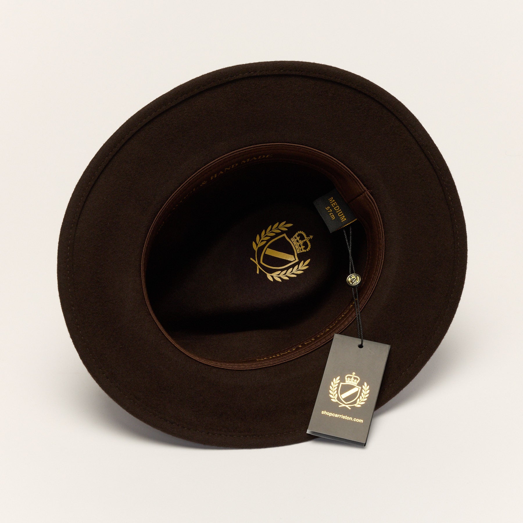 Wool Felt Fedora Hat with Bow Band